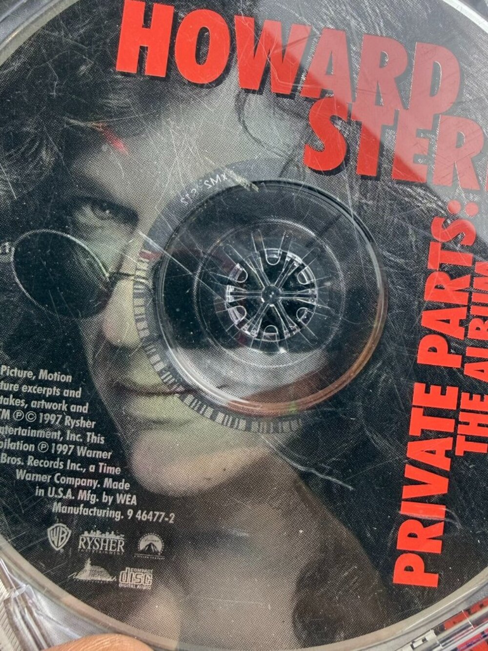 Howard Stern Private Parts Soundtrack CD 1997 Warner Bros Ozzy Ramones AC/DC